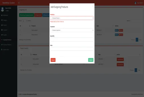 INVENTORY MANAGEMENT SYSTEM